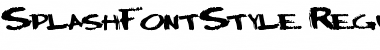 Download SplashFontStyle Font Download SplashFontStyle Font