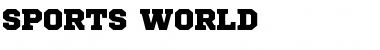 Download Sports World Font Download Sports World Font