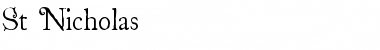 Download St. Nicholas Font Download St. Nicholas Font
