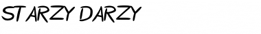 Download Starzy Darzy Font Download Starzy Darzy Font