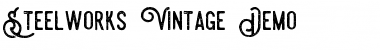 Download Steelworks Vintage Demo Font Download Steelworks Vintage Demo Font