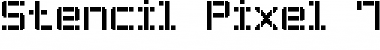 Download Stencil Pixel-7 Font Download Stencil Pixel-7 Font