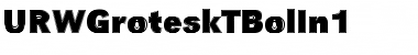 Download URWGroteskTBolIn1 Font Download URWGroteskTBolIn1 Font