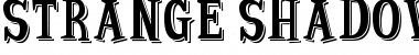 Download Strange Shadow Font Download Strange Shadow Font