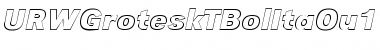 Download URWGroteskTBolItaOu1 Font Download URWGroteskTBolItaOu1 Font