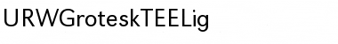 Download URWGroteskTEELig Font Download URWGroteskTEELig Font