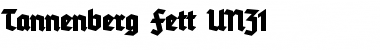 Download Tannenberg Fett UNZ1 Font Download Tannenberg Fett UNZ1 Font
