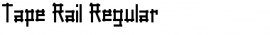 Download Tape Rail Font Download Tape Rail Font