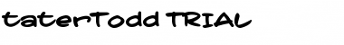 taterTodd TRIAL regular Font