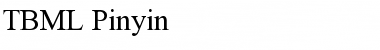 Download TBML Pinyin Font Download TBML Pinyin Font