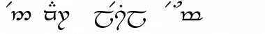 Tengwar-Elesil Medium Font