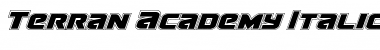 Download Terran Academy Italic Font Download Terran Academy Italic Font