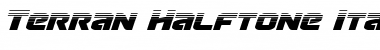 Download Terran Halftone Italic Font Download Terran Halftone Italic Font
