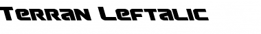 Download Terran Leftalic Font Download Terran Leftalic Font