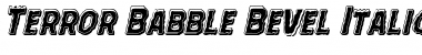 Download Terror Babble Bevel Italic Font Download Terror Babble Bevel Italic Font