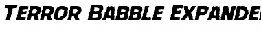 Download Terror Babble Expanded Italic Font Download Terror Babble Expanded Italic Font