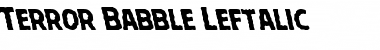 Download Terror Babble Leftalic Font Download Terror Babble Leftalic Font