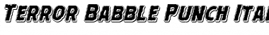 Download Terror Babble Punch Italic Font Download Terror Babble Punch Italic Font
