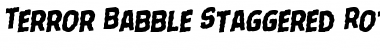 Download Terror Babble Staggered Rotalic Font Download Terror Babble Staggered Rotalic Font