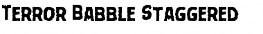 Download Terror Babble Staggered Font Download Terror Babble Staggered Font