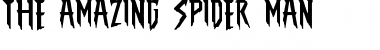 THE AMAZING SPIDER-MAN Regular Font