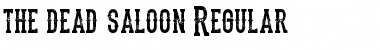 Download the dead saloon Font Download the dead saloon Font