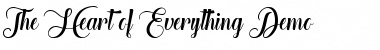 The Heart of Everything Demo Regular Font