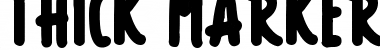 Download Thick Marker Talls Font Download Thick Marker Talls Font