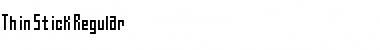 Download Thin Stick Font Download Thin Stick Font
