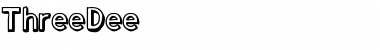 Download ThreeDee Font Download ThreeDee Font