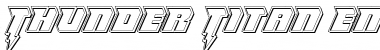 Download Thunder Titan Engraved Font Download Thunder Titan Engraved Font