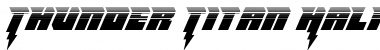 Download Thunder Titan Halftone Font Download Thunder Titan Halftone Font