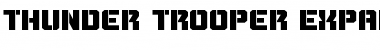 Download Thunder Trooper Expanded Font Download Thunder Trooper Expanded Font