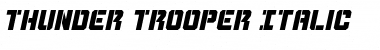 Download Thunder Trooper Italic Font