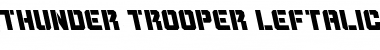 Download Thunder Trooper Leftalic Font Download Thunder Trooper Leftalic Font