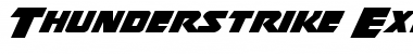 Download Thunderstrike Expanded Font Download Thunderstrike Expanded Font