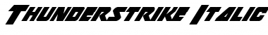 Download Thunderstrike Italic Font Download Thunderstrike Italic Font