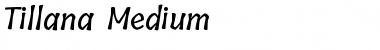 Tillana Medium Regular Font