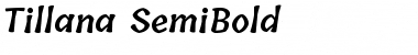 Tillana SemiBold Regular Font
