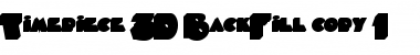 Download Timepiece 3D BackFill Font Download Timepiece 3D BackFill Font