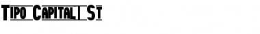 Download Tipo Capital1 St Font Download Tipo Capital1 St Font