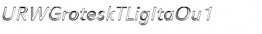 Download URWGroteskTLigItaOu1 Font Download URWGroteskTLigItaOu1 Font