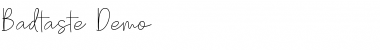 Download Badtaste DEMO Font Download Badtaste DEMO Font