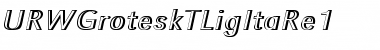 Download URWGroteskTLigItaRe1 Font Download URWGroteskTLigItaRe1 Font