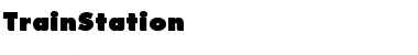 Download TrainStation Font Download TrainStation Font
