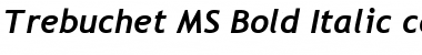 Trebuchet MS Bold Italic Font