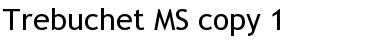Trebuchet MS Regular Font