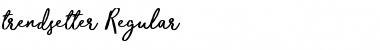 Download trendsetter Font Download trendsetter Font