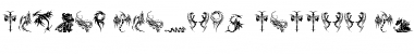 Download Tribal Dragons Tattoo Designs Font Download Tribal Dragons Tattoo Designs Font