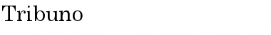 Download Tribuno Font Download Tribuno Font